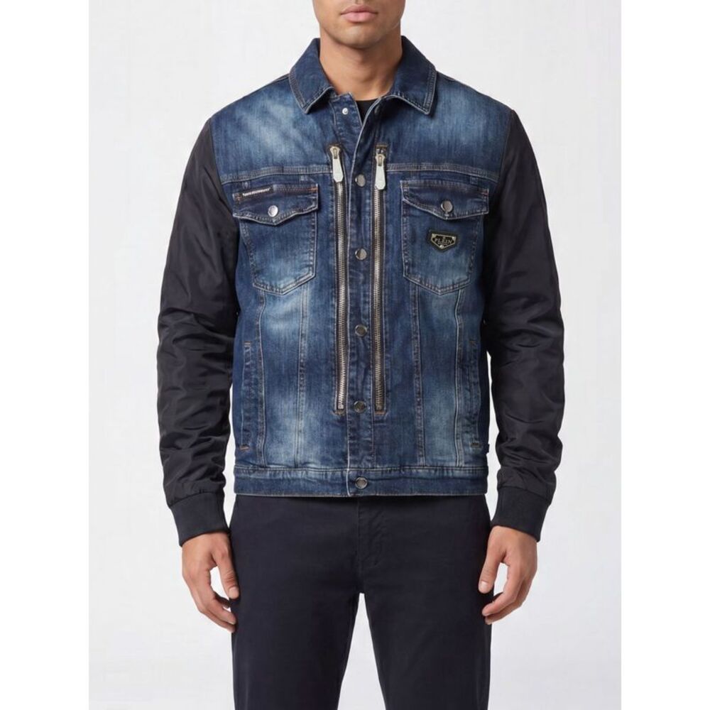 Philipp Plein Jacket Men Denim